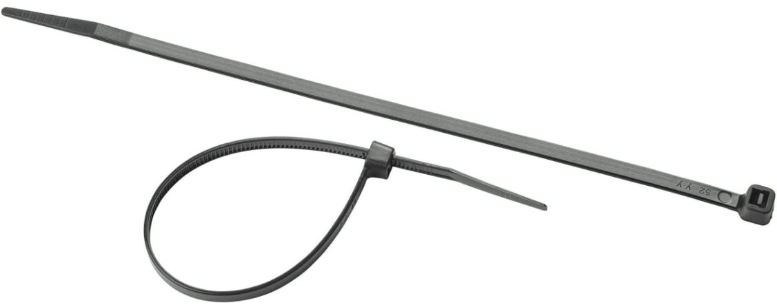 Хомут пластиковый SORMAT JSS+ 4,8 х 200 (уп. 500 шт.) черный, морозостойкий [9630407520]