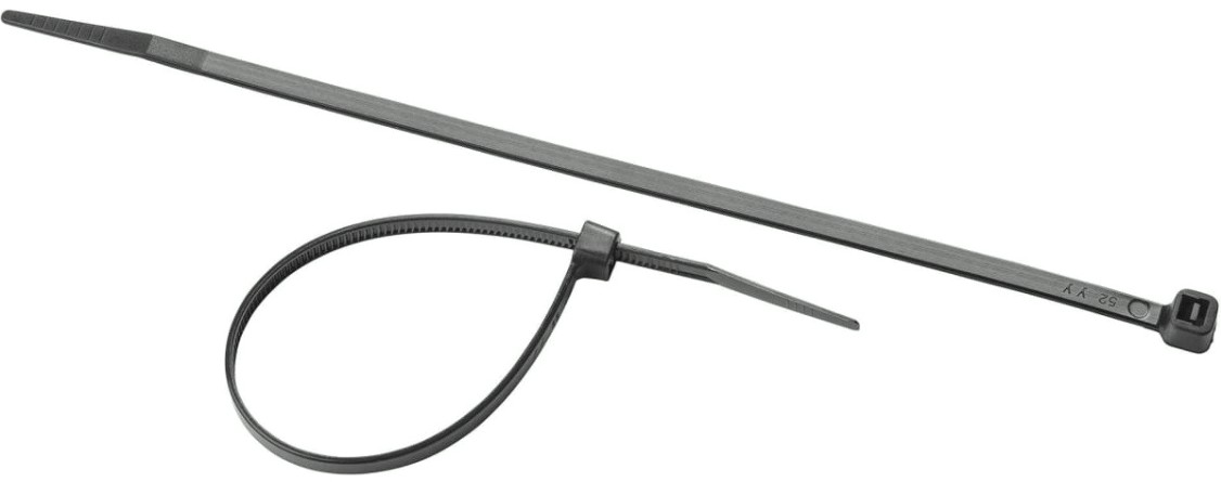 Хомут пластиковый SORMAT JSS+ 4,8 х 280 (уп. 500 шт.) черный, морозостойкий [9630407529]