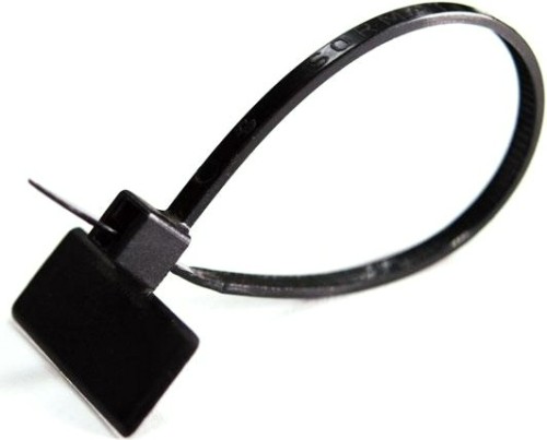 Хомут пластиковый SORMAT JSSM 2,5 х 100 черный с пластиной 8 х 19 16710