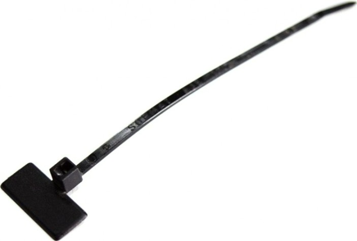 Хомут пластиковый SORMAT JSSM 2,5 х 100 черный с пластиной 8 х 19 16710