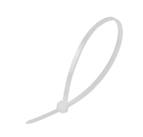 Хомут пластиковый ВИХРЬ 2,5 х 150 (уп.100 шт.) белый [73/9/1/11]