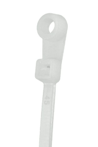 Хомут пластиковый ВИХРЬ 3,6 х 150 (уп.100 шт.) белый, под винт [73/9/1/33]