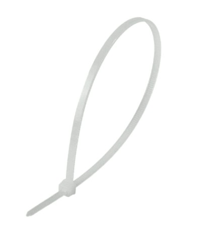 Хомут пластиковый ВИХРЬ 3,6 х 250 (уп.100 шт.) белый [73/9/1/17]