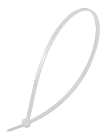 Хомут пластиковый ВИХРЬ 3,6 х 300 (уп.100 шт.) белый [73/9/1/14]
