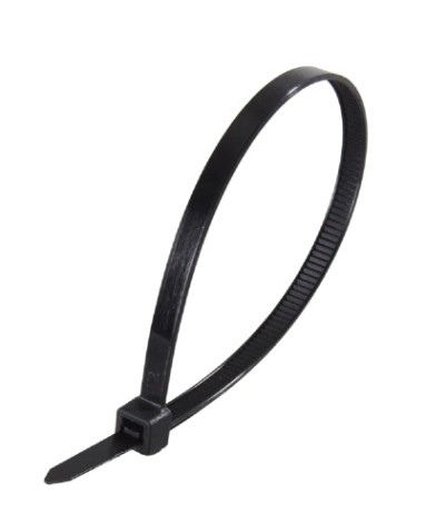 Хомут пластиковый ВИХРЬ 4,8 х 200 (уп.100 шт.) черный [73/9/1/30]