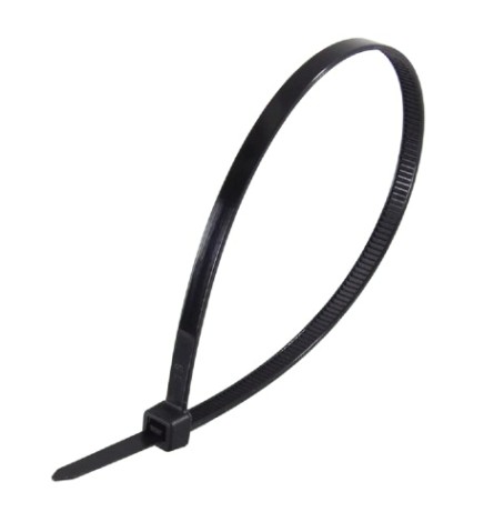 Хомут пластиковый ВИХРЬ 4,8 х 250 (уп.100 шт.) черный [73/9/1/31]