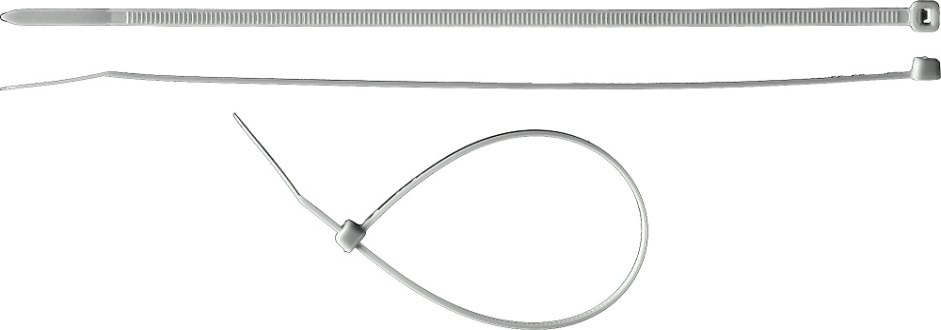 Хомут пластиковый ЗУБР ПРОФЕССИОНАЛ белые кс-б1, 12x750 мм, 50 шт, нейлоновые, [309010-12-750]