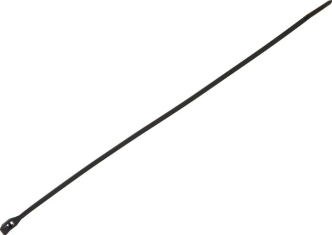 Хомут пластиковый ЗУБР ПРОФЕССИОНАЛ черные кобра, с плоским замком, 3.6х280 мм, 50 шт, [30935-36-280]