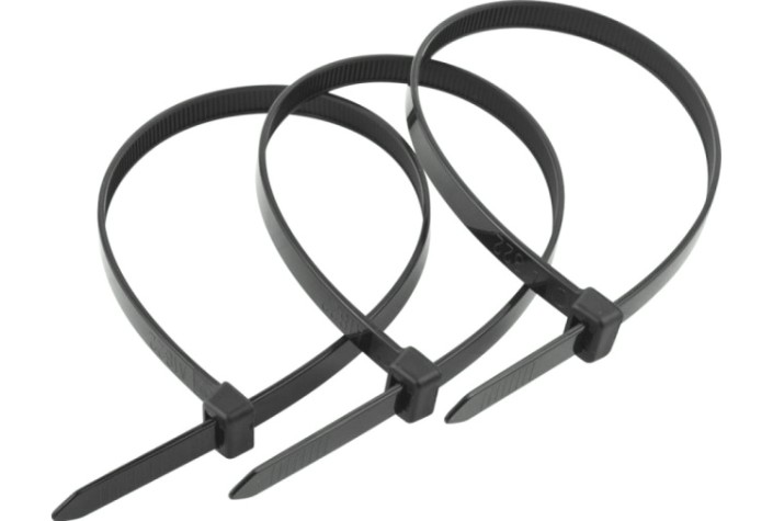 Хомут пластиковый ЗУБР ПРОФЕССИОНАЛ черные кс-ч1, 3.6x200 мм, 100 шт, нейлоновые, [309030-36-200]