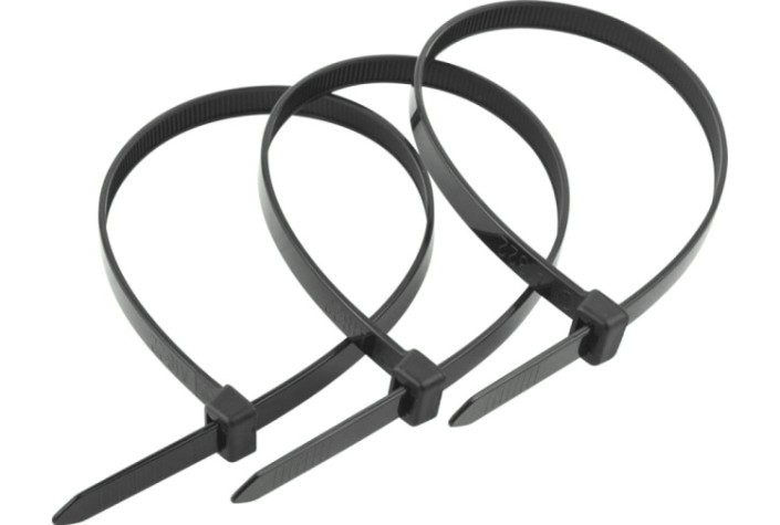 Хомут пластиковый ЗУБР ПРОФЕССИОНАЛ черные кс-ч1, 3.6x250 мм, 100 шт, нейлоновые, [309030-36-250]