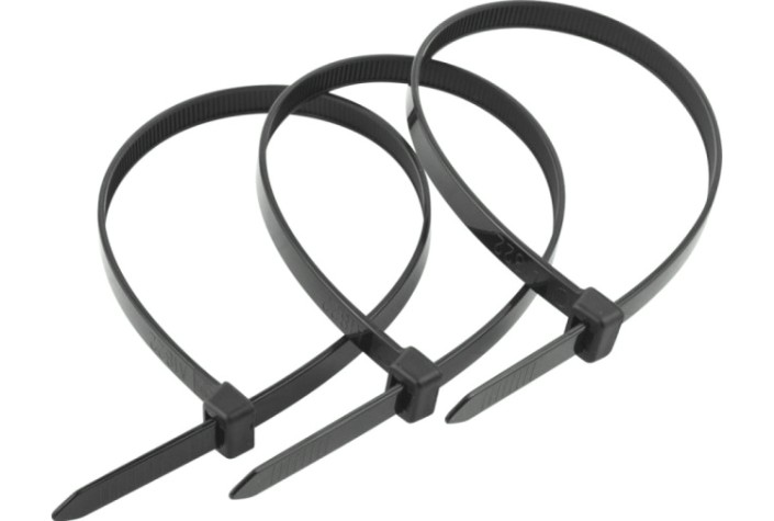 Хомут пластиковый ЗУБР ПРОФЕССИОНАЛ черные кс-ч1, 3.6x370 мм, 100 шт, нейлоновые, [309030-36-370]