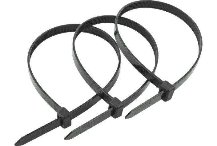Хомут пластиковый ЗУБР ПРОФЕССИОНАЛ черные кс-ч1, 4.5x180 мм, 100 шт, нейлоновые, [309030-45-180]
