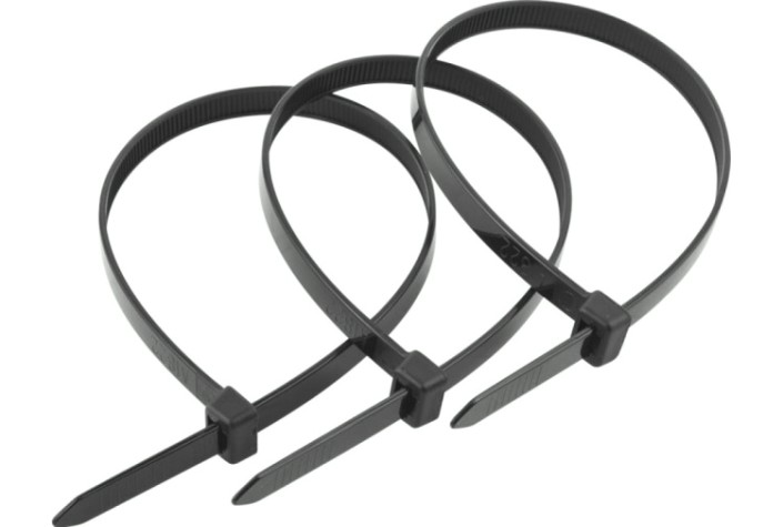 Хомут пластиковый ЗУБР ПРОФЕССИОНАЛ черные кс-ч1, 4.5x250 мм, 100 шт, нейлоновые, [309030-45-250]