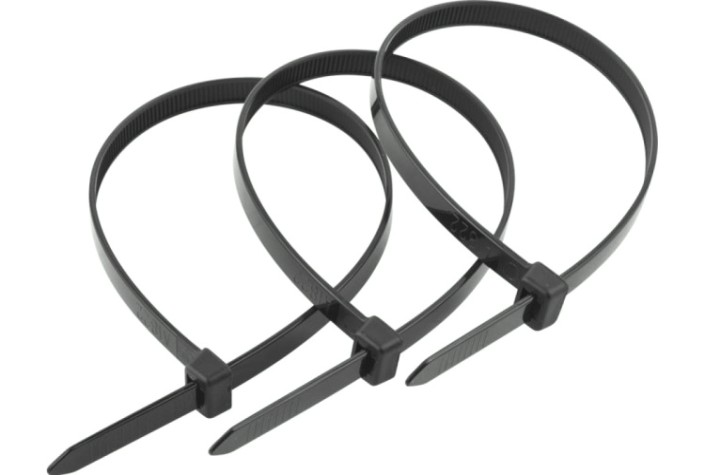 Хомут пластиковый ЗУБР ПРОФЕССИОНАЛ черные кс-ч1, 4.5x300 мм, 100 шт, нейлоновые, [309030-45-300]