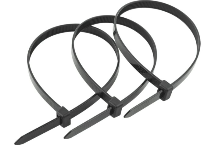 Хомут пластиковый ЗУБР ПРОФЕССИОНАЛ черные кс-ч1, 4.8x400 мм, 100 шт, нейлоновые, [309030-48-400]