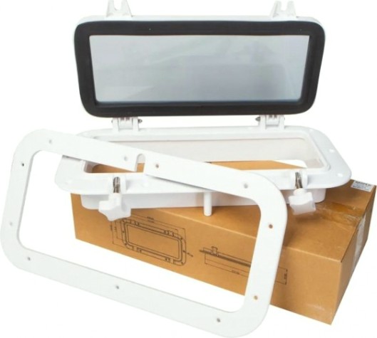 Иллюминатор SEAFLO 320Х128 (400Х200) мм [SFPP1-04]