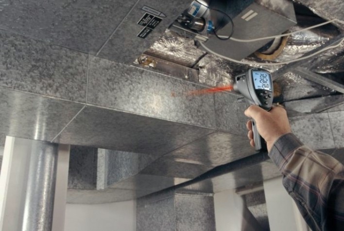 Инфракрасный термометр Testo 845 (со встроенным модулем влажности) [05638451]