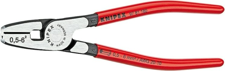 Инструмент для опрессовки концевых гильз KNIPEX 9781180 [KN-9781180]