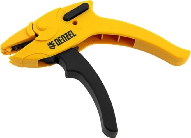 Инструмент для снятия изоляции Denzel 17741 сечением 0,2-6 мм2, функция обрезания проводов