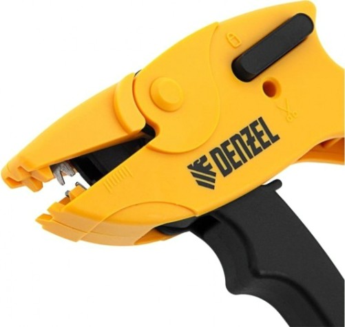 Инструмент для снятия изоляции Denzel 17741 сечением 0,2-6 мм2, функция обрезания проводов