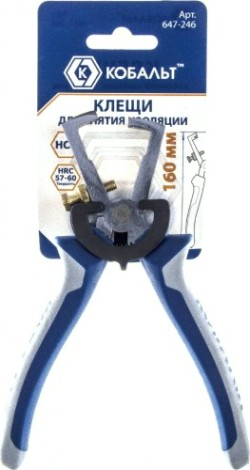 Инструмент для снятия изоляции Кобальт 647-246 160 мм Инструмент для снятия изоляции Кобальт 647-246 160 мм
