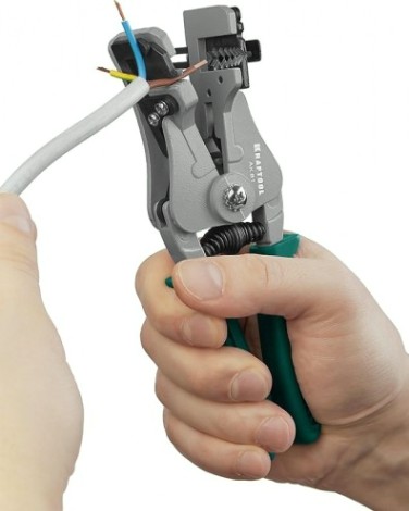 Инструмент для снятия изоляции KRAFTOOL АК-61 полуавтоматический 0.5-6 мм2 [22683]