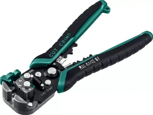 Инструмент для снятия изоляции KRAFTOOL ТК-10 автоматический многофункциональный, 0.05-10 мм2 [22639]