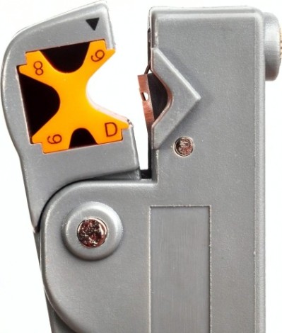 Инструмент для снятия изоляции КВТ КС-332 коаксиальный стриппер [85449]