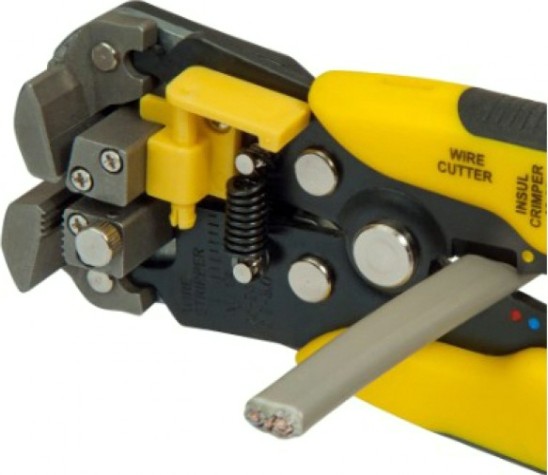 Инструмент для снятия изоляции REXANT HT-766 и обжима наконечников [12-4005]