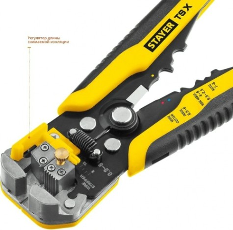 Инструмент для снятия изоляции STAYER TS-X стриппер автоматический многофункциональный, 0.2-6 [22655]