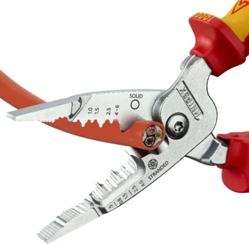 Инструмент для удаления изоляции KNIPEX KN-1376200ME диэлектрические ручки