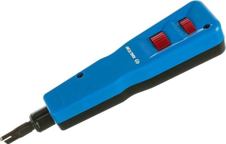 Инструмент для заделки проводов KING TONY 6AH12 тип krone, 170 мм Инструмент для заделки проводов KING TONY 6AH12 тип krone, 170 мм