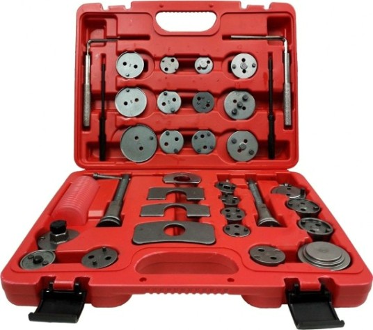 Инструмент сведения тормозных цилиндров AE&T TA-B1015 (35 предметов) Инструмент сведения тормозных цилиндров AE&T TA-B1015 (35 предметов)