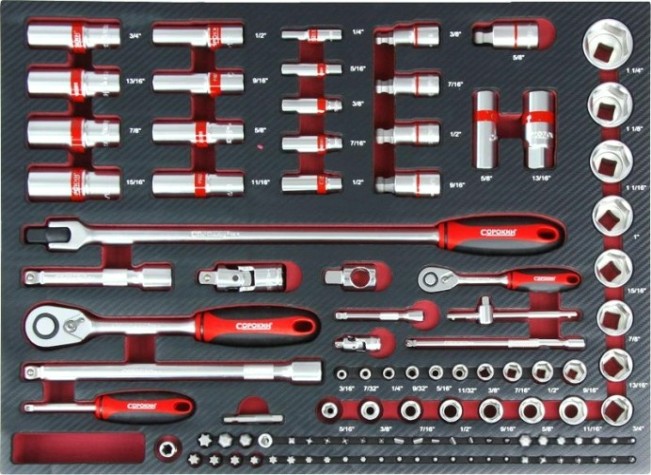 Инструмент в ложементе СОРОКИН 1.208 Great дюймовый 108 предметов Инструмент в ложементе СОРОКИН 1.208 Great дюймовый 108 предметов