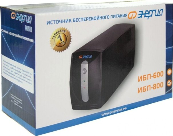 Источник бесперебойного питания ЭНЕРГИЯ 800 компьютерный [Е0201-0023]