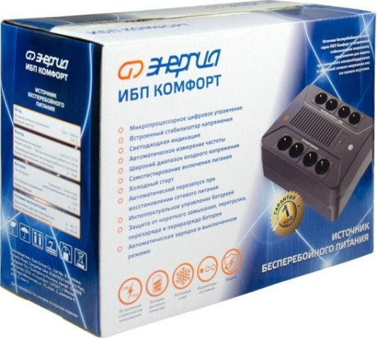 Источник бесперебойного питания ЭНЕРГИЯ Комфорт 1000 [Е0201-1002]
