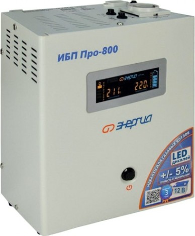 Источник бесперебойного питания ЭНЕРГИЯ Pro 800 [Е0201-0028]