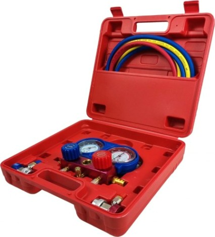 Измеритель давления хладагента кондиционера AE&T TA-G1048 (R134a) Измеритель давления хладагента кондиционера AE&T TA-G1048 (R134a)