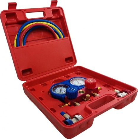 Измеритель давления хладагента кондиционера AE&T TA-G1048 (R134a) Измеритель давления хладагента кондиционера AE&T TA-G1048 (R134a)