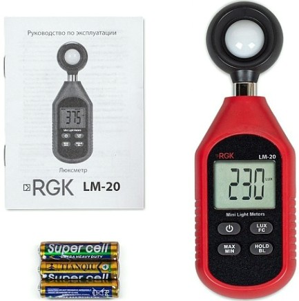 Измеритель освещенности RGK LM-20 [776301]