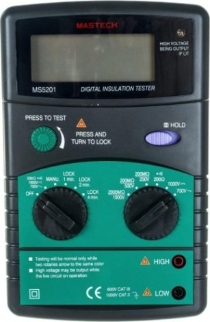 Измеритель сопротивления изоляции MASTECH MS5201 [13-1346]