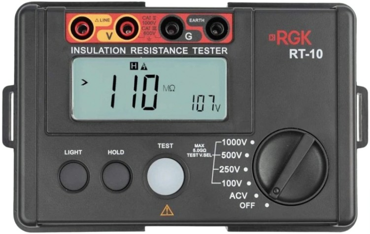Измеритель сопротивления изоляции RGK RT-10 [755238]