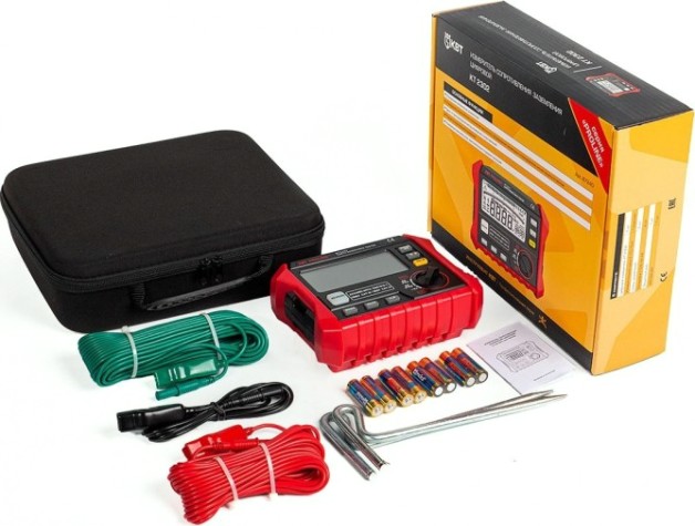 Измеритель сопротивления КВТ KT 2302 PROLINE заземления [87240]