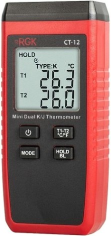 Измеритель температуры RGK CT-12+2шт TR-10S контактный [779937]