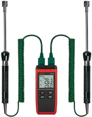Измеритель температуры RGK CT-12+2шт TR-10S контактный [779937]