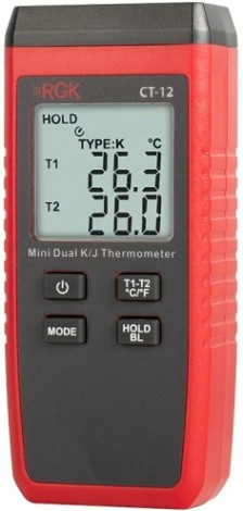 Измеритель температуры RGK CT-12+2шт TR-10W с поверкой контактный [779944]