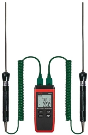 Измеритель температуры RGK CT-12+2шт TR-10W с поверкой контактный [779944]