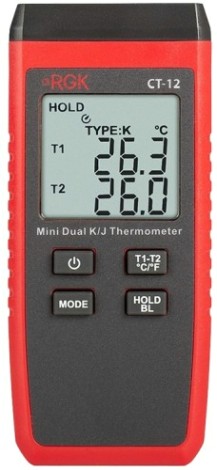 Измеритель температуры RGK CT-12+2шт TR-10W с поверкой контактный [779944]
