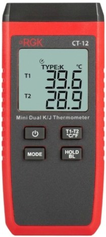 Измеритель температуры RGK CT-12+TR-10A+TR-10Sс поверкой контактный [779807]