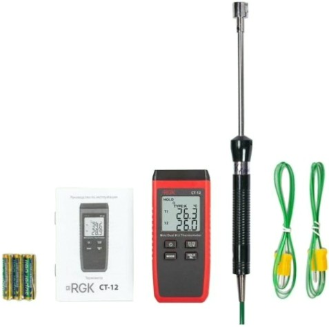 Измеритель температуры RGK CT-12+TR-10S с поверкой контактный [779869]